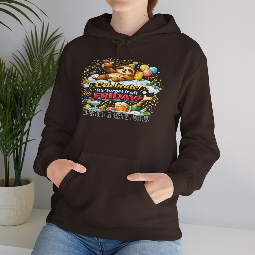Friday - Procrastination Sloth Series Hoodie