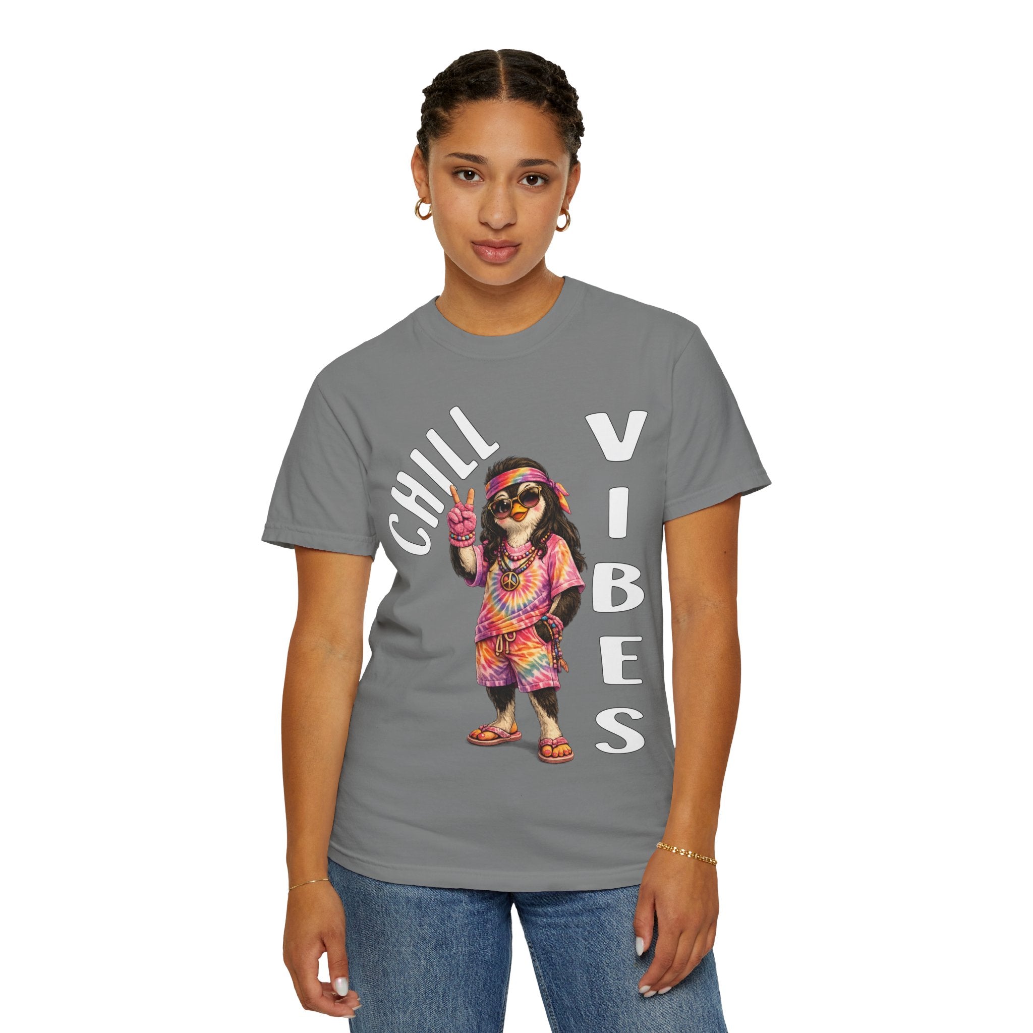 Chill Vibes Girl T-shirt - Penguin Series