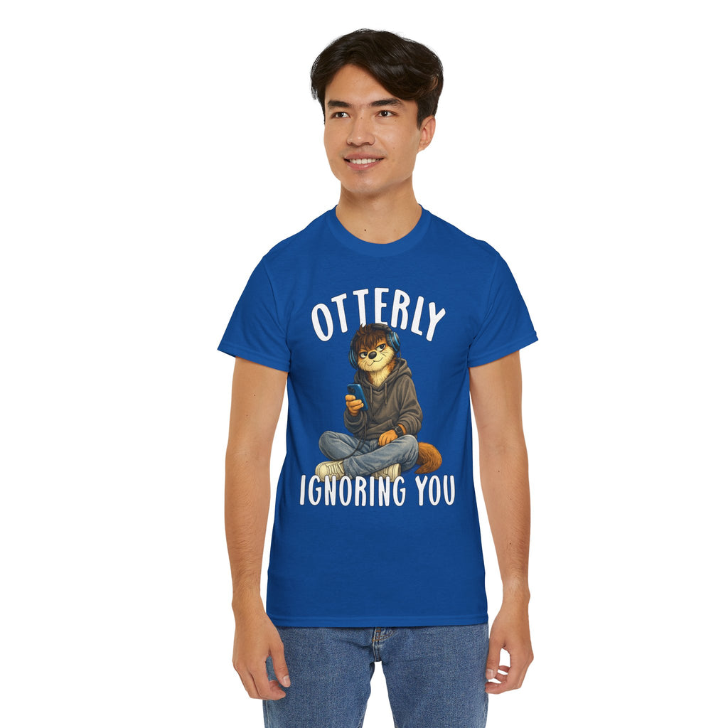 "Otterly Ignoring You" Teen Boy Tee - Otter Series