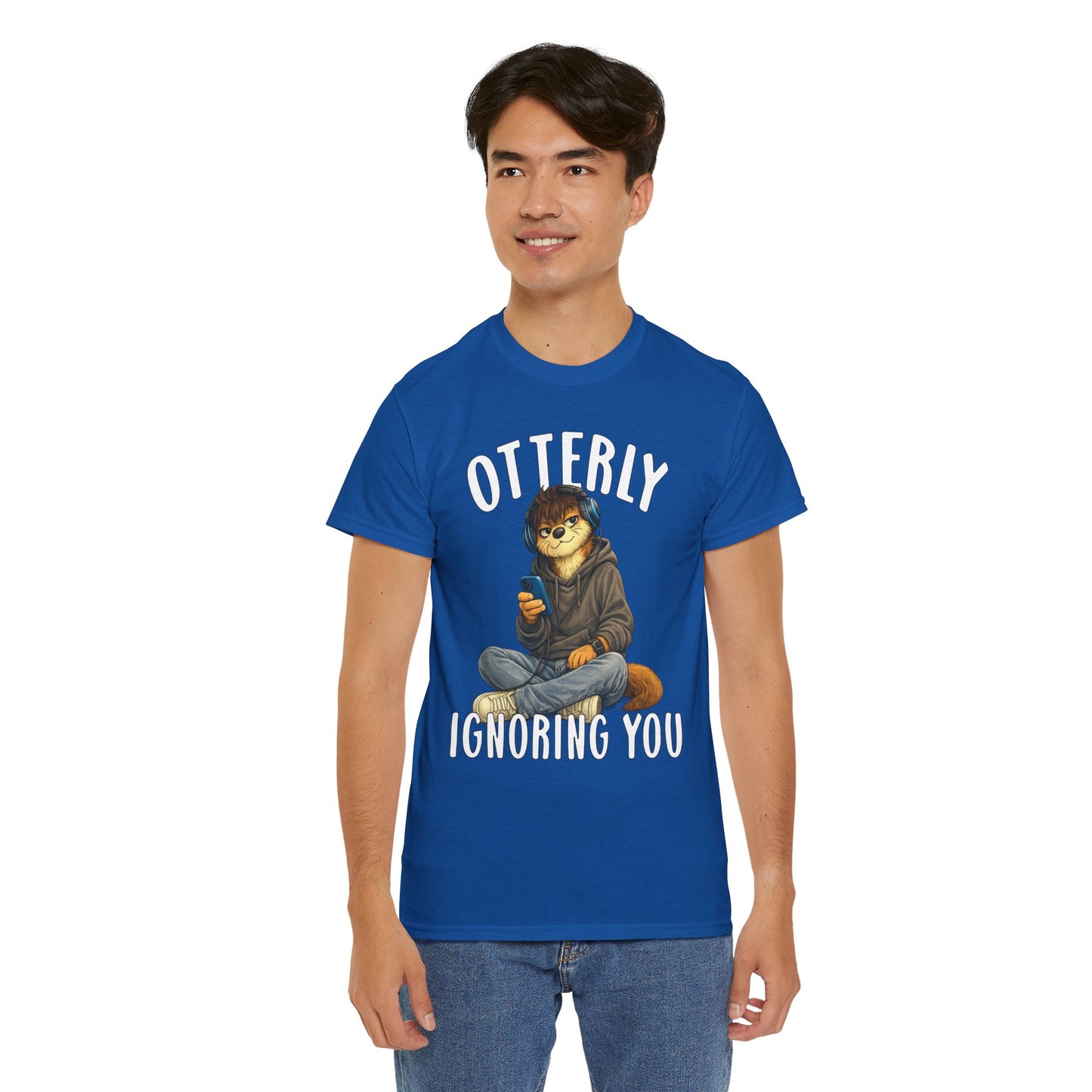 "Otterly Ignoring You" Teen Boy Tee - Otter Series