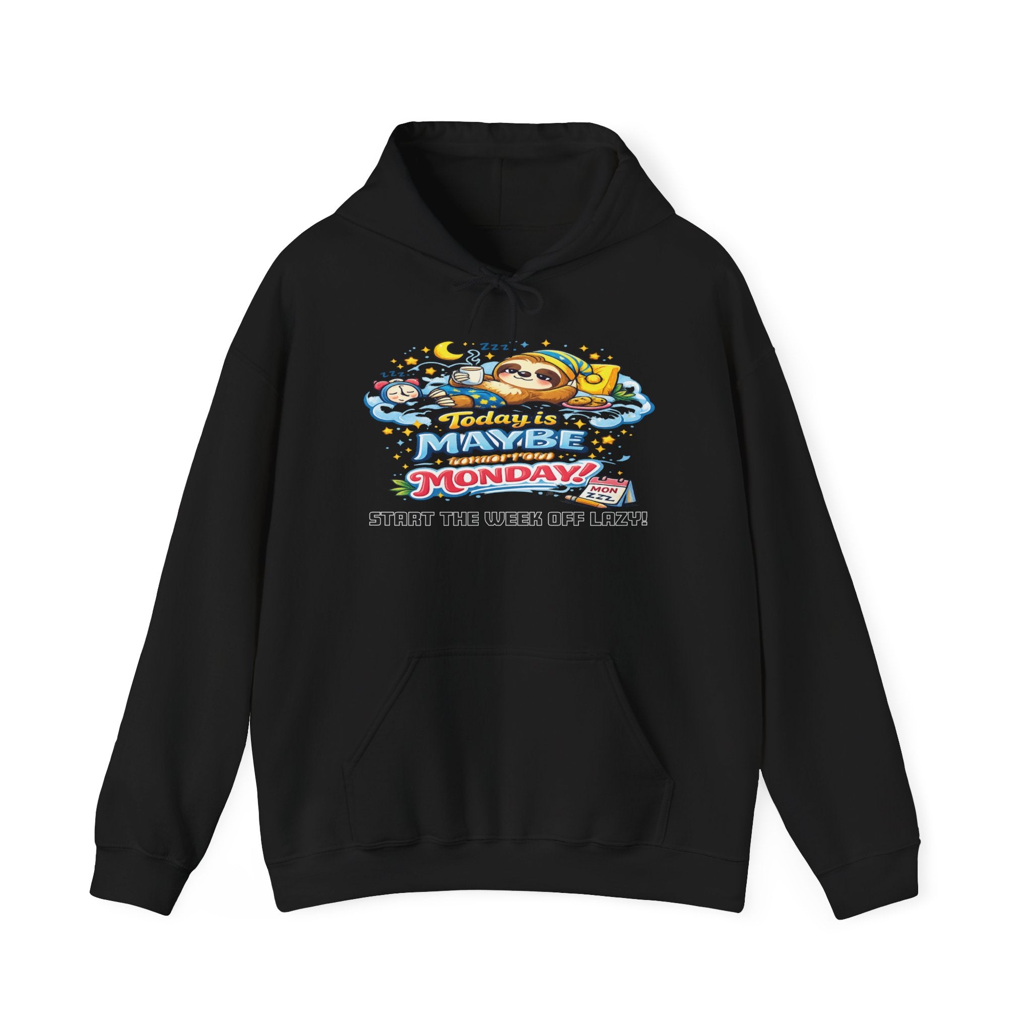 Monday - Procrastination Sloth Series Hoodie