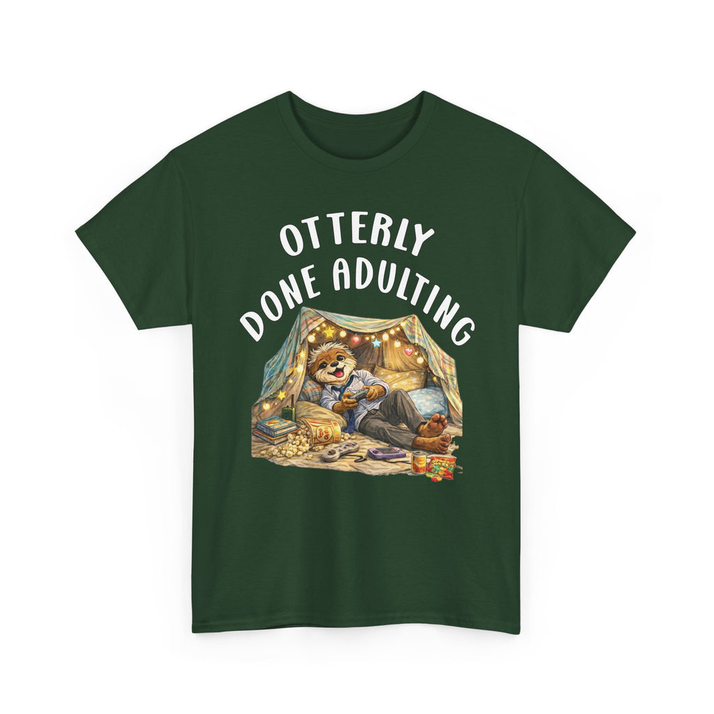 "Otterly Done Adulting" Dad Tee - Otter Series