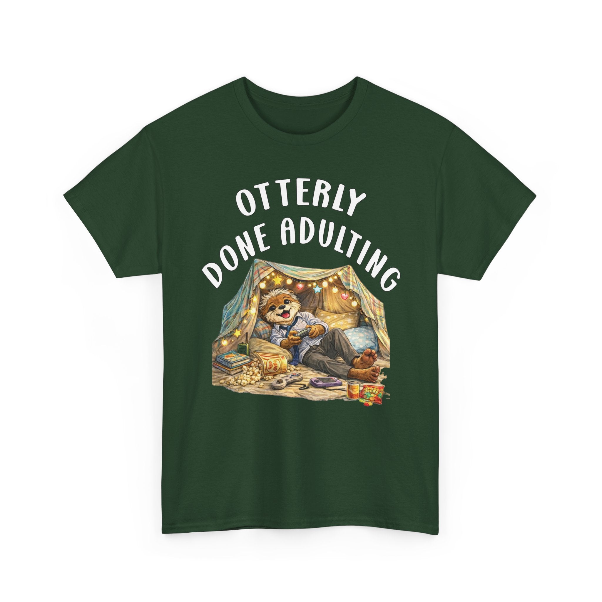 "Otterly Done Adulting" Dad Tee - Otter Series