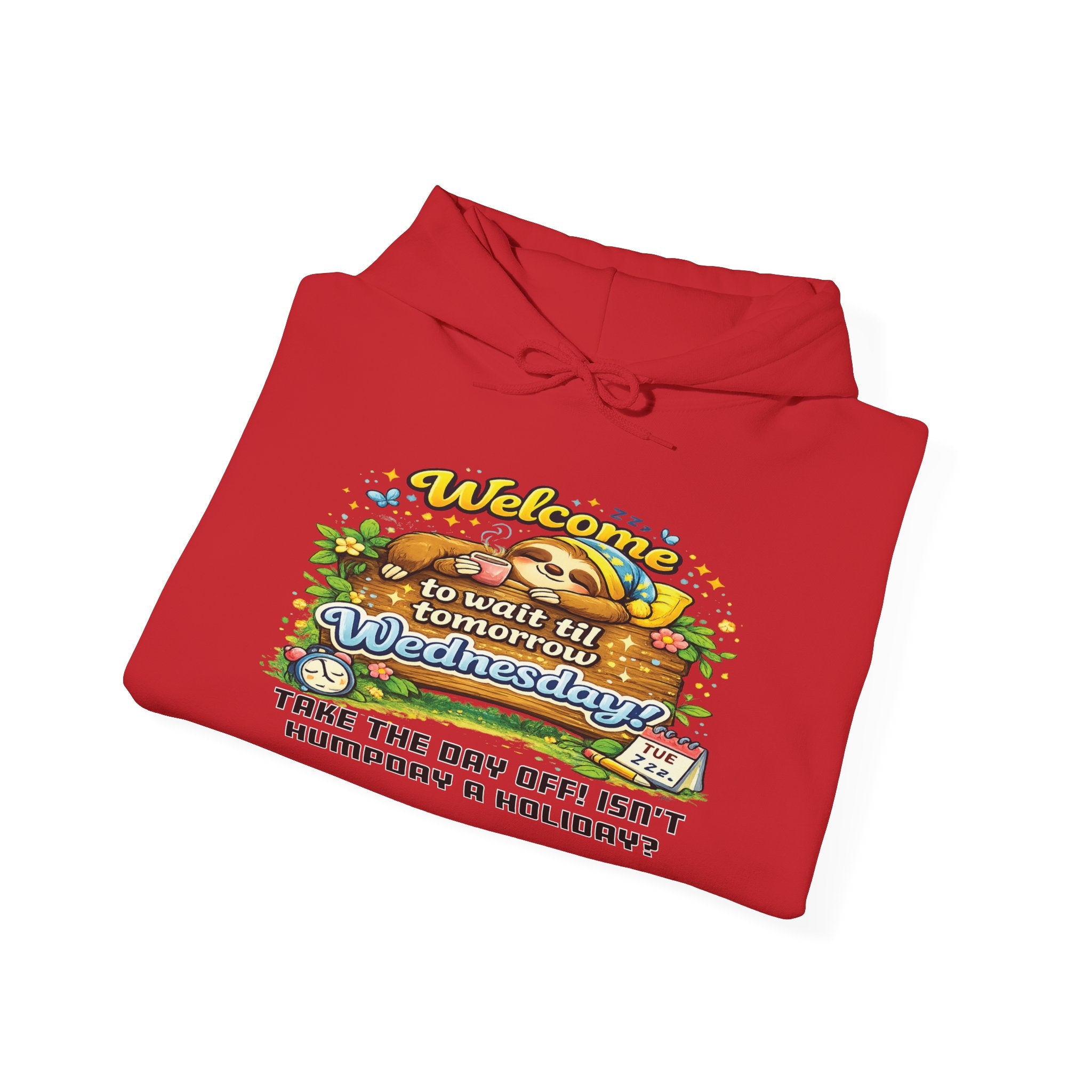 Wednesday - Procrastination Sloth Series Hoodie