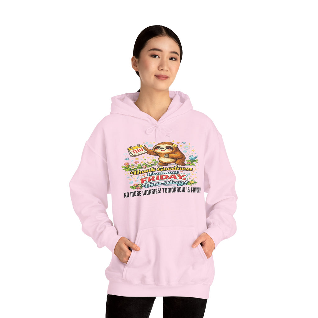 Thursday - Procrastination Sloth Series Hoodie