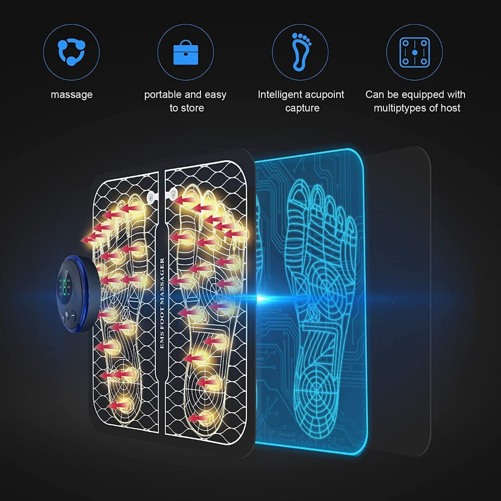 MaxRelax® EMS Rechargeable Portable Foot Revive Pad