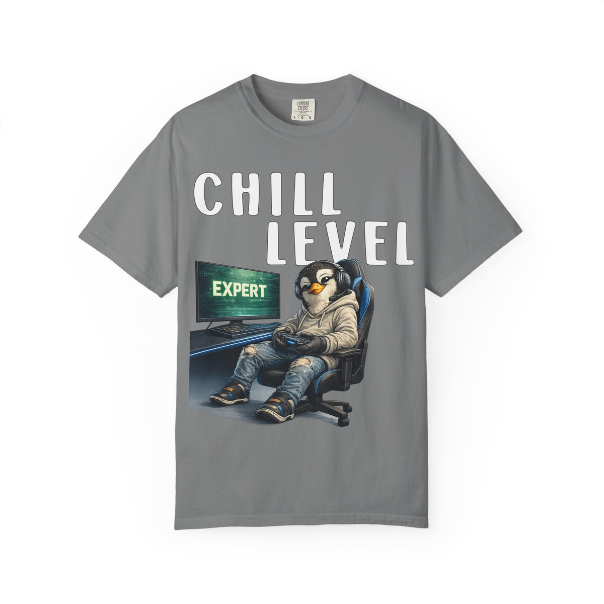 Chill Level Expert Boy T-shirt - Penguin Series