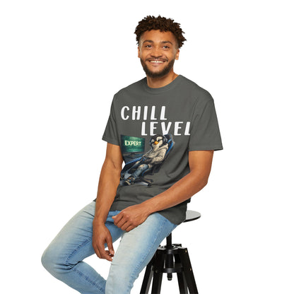 Chill Level Expert T-shirt - Penguin Series