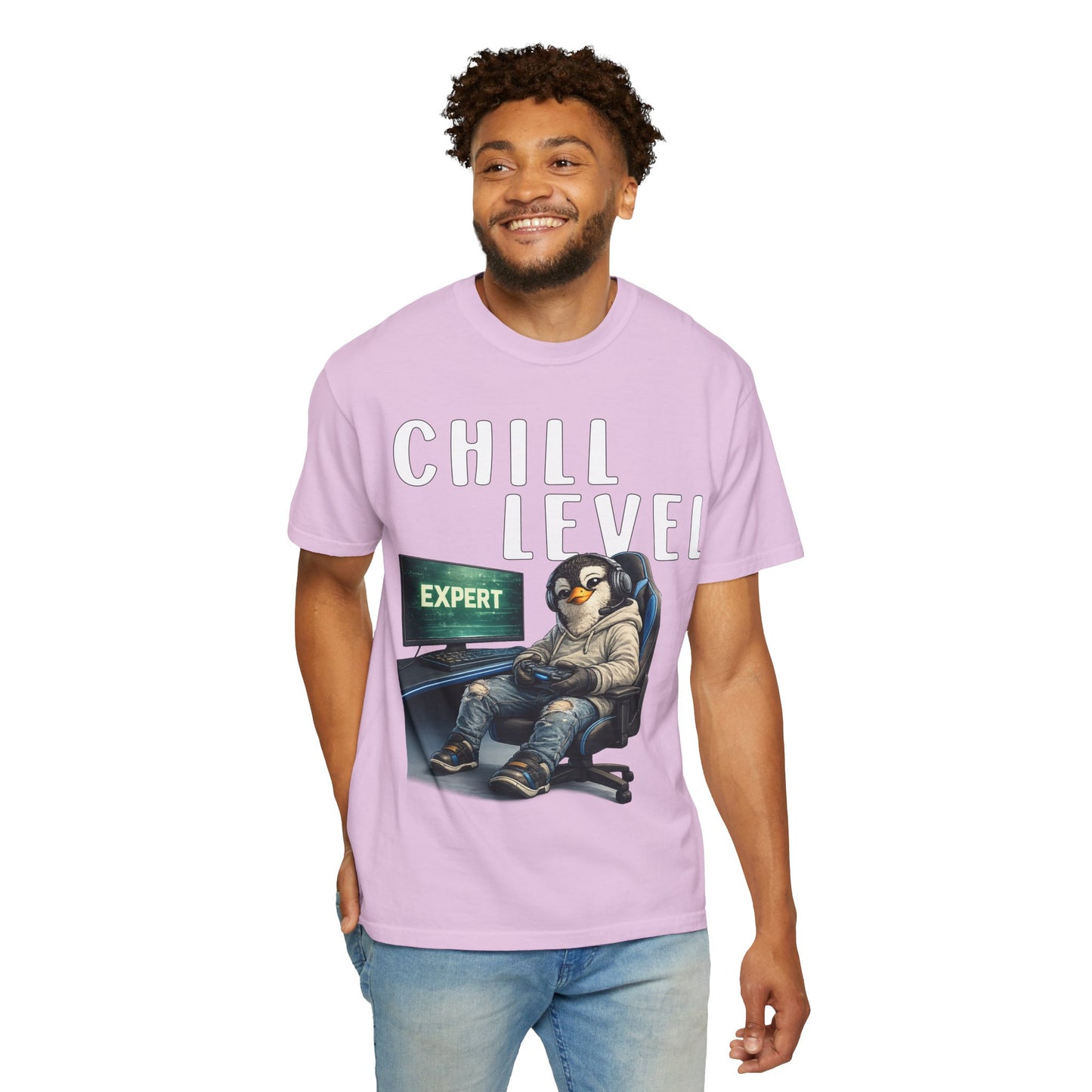 Chill Level Expert T-shirt - Penguin Series