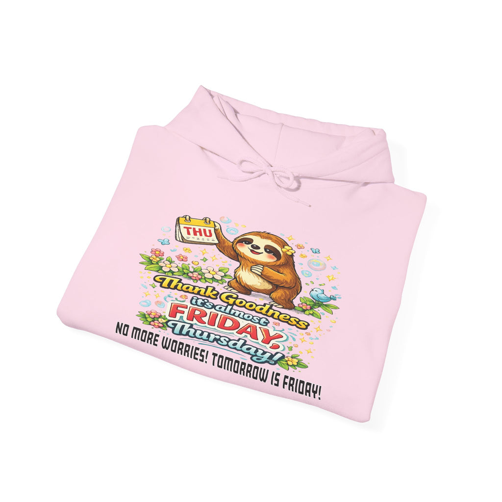 Thursday - Procrastination Sloth Series Hoodie