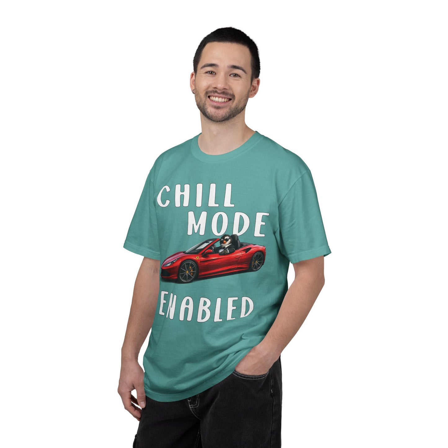 Chill Mode Enabled Boy T-shirt - Penguin Series