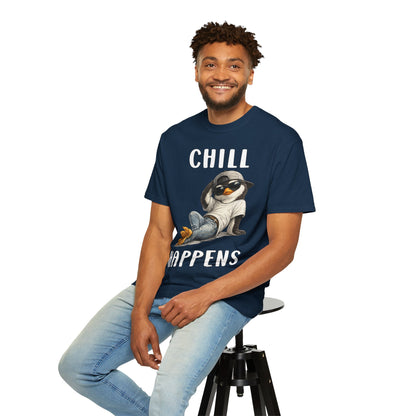 Chill Happens Boy T-shirt - Penguin Series