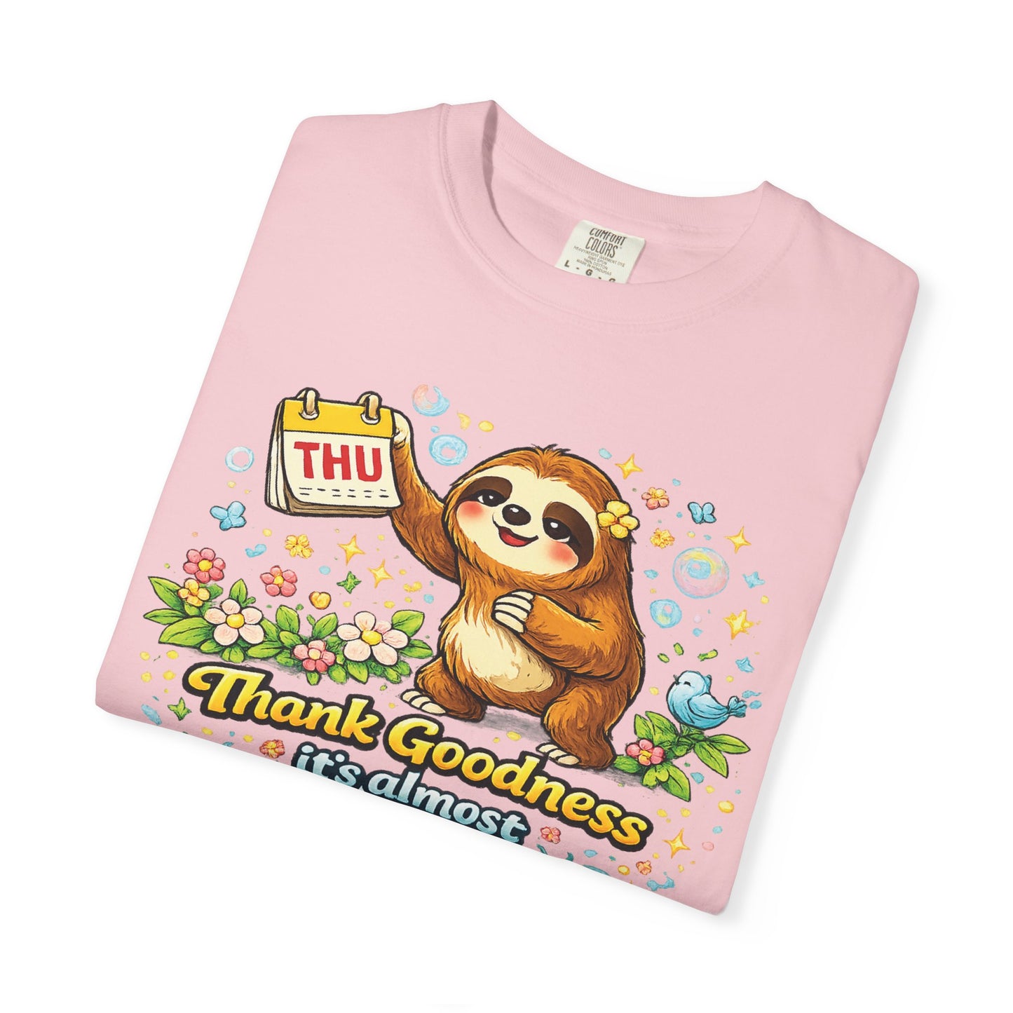 Thursday - Procrastination Sloth Series T-shirt