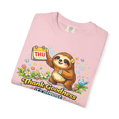 Thursday - Procrastination Sloth Series T-shirt