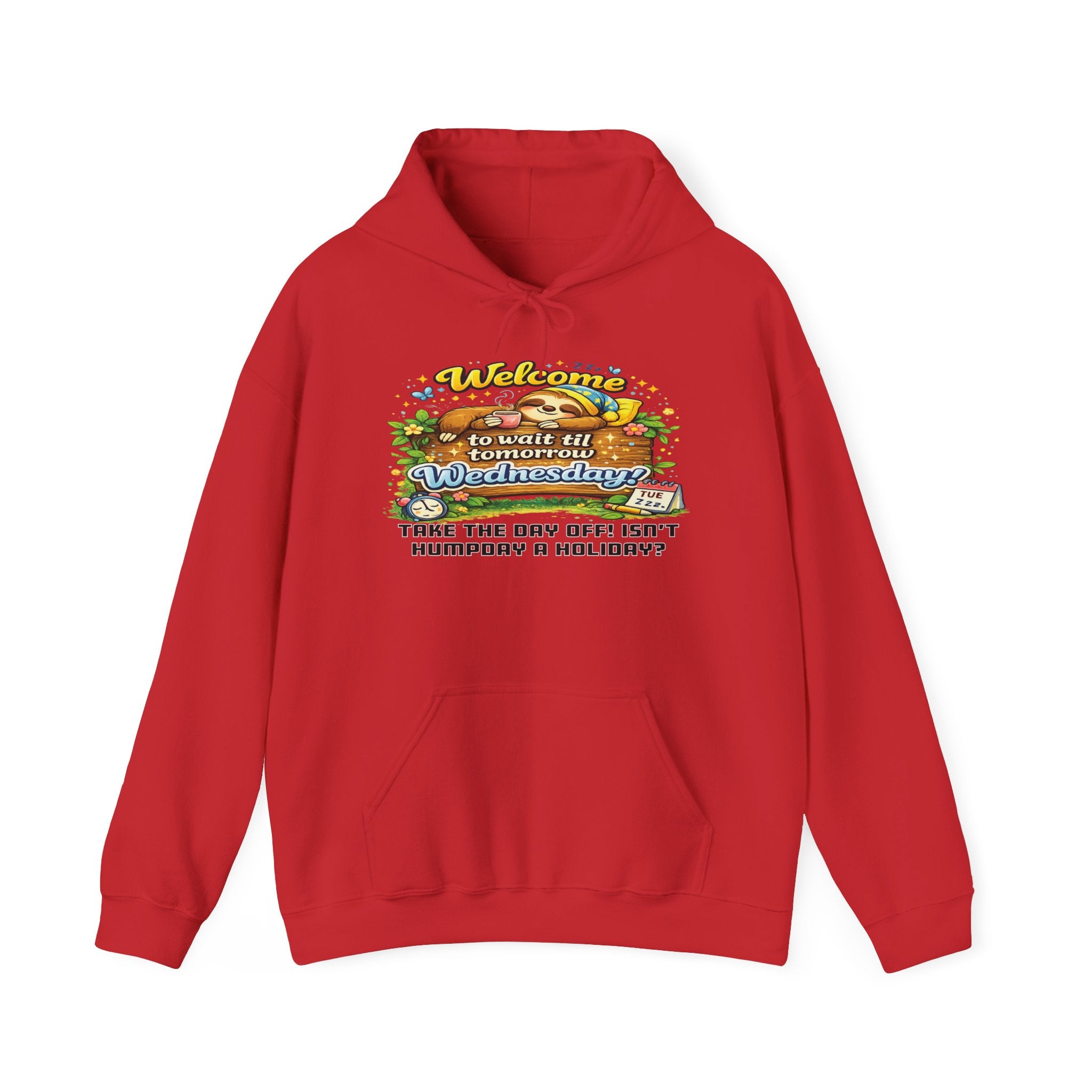 Wednesday - Procrastination Sloth Series Hoodie