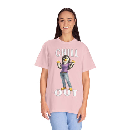 Chill Out Girl T-shirt - Penguin Series
