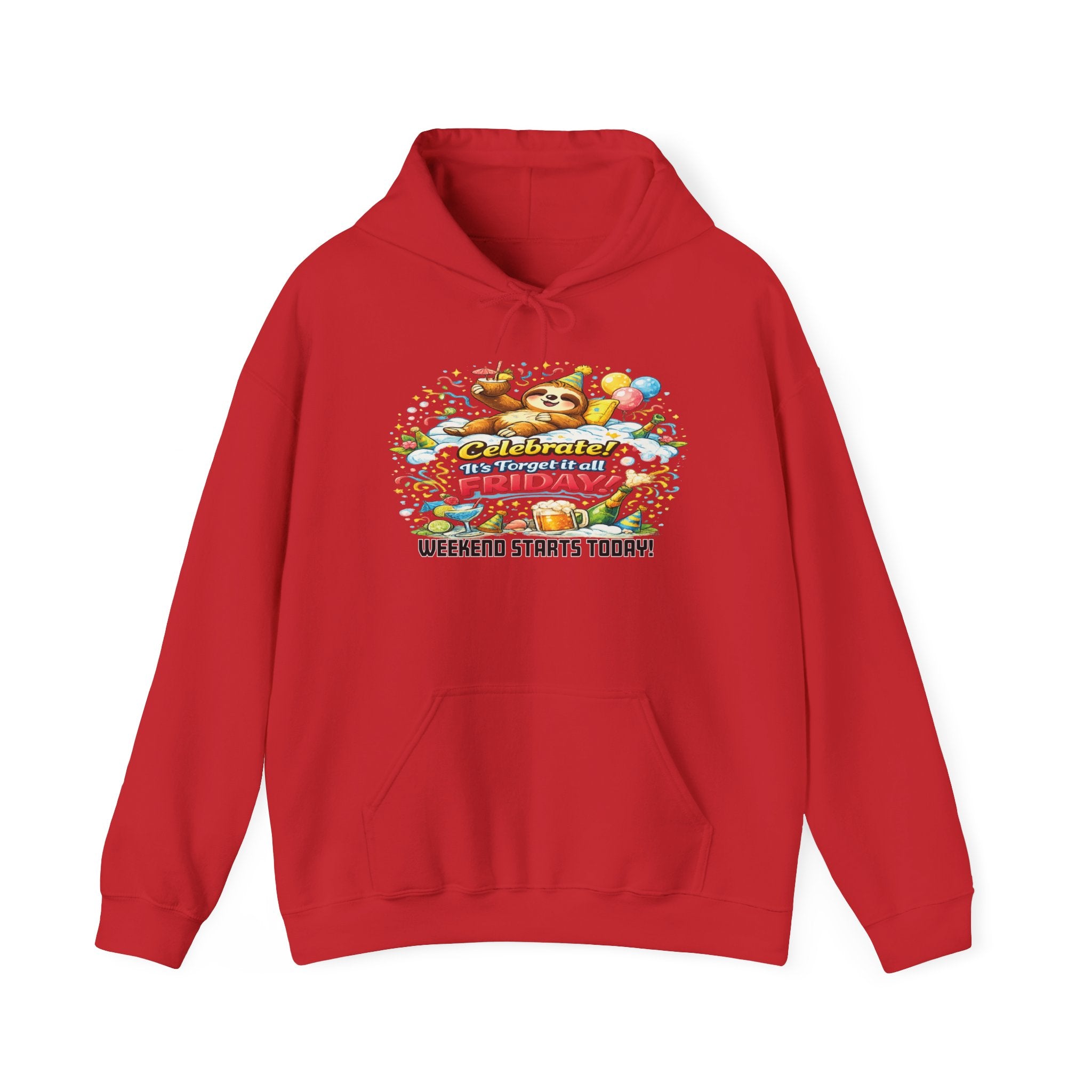 Friday - Procrastination Sloth Series Hoodie