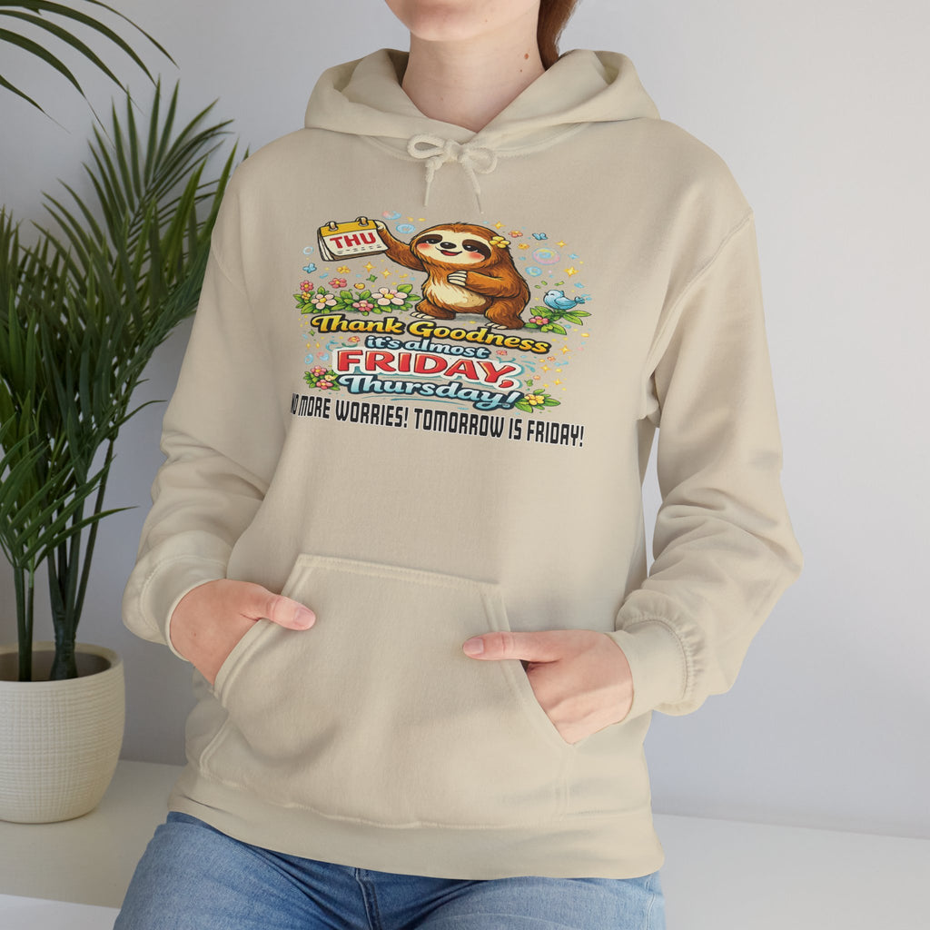Thursday - Procrastination Sloth Series Hoodie
