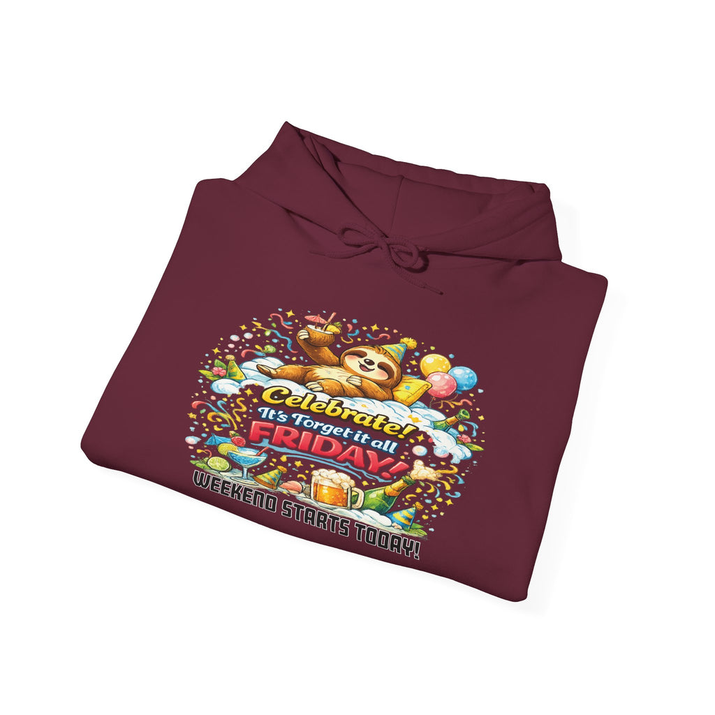 Friday - Procrastination Sloth Series Hoodie