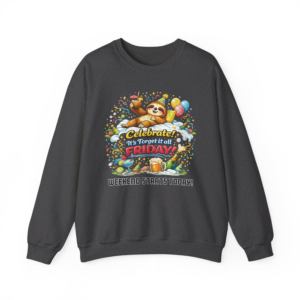 Friday - Procrastination Sloth Series Sweatshirt
