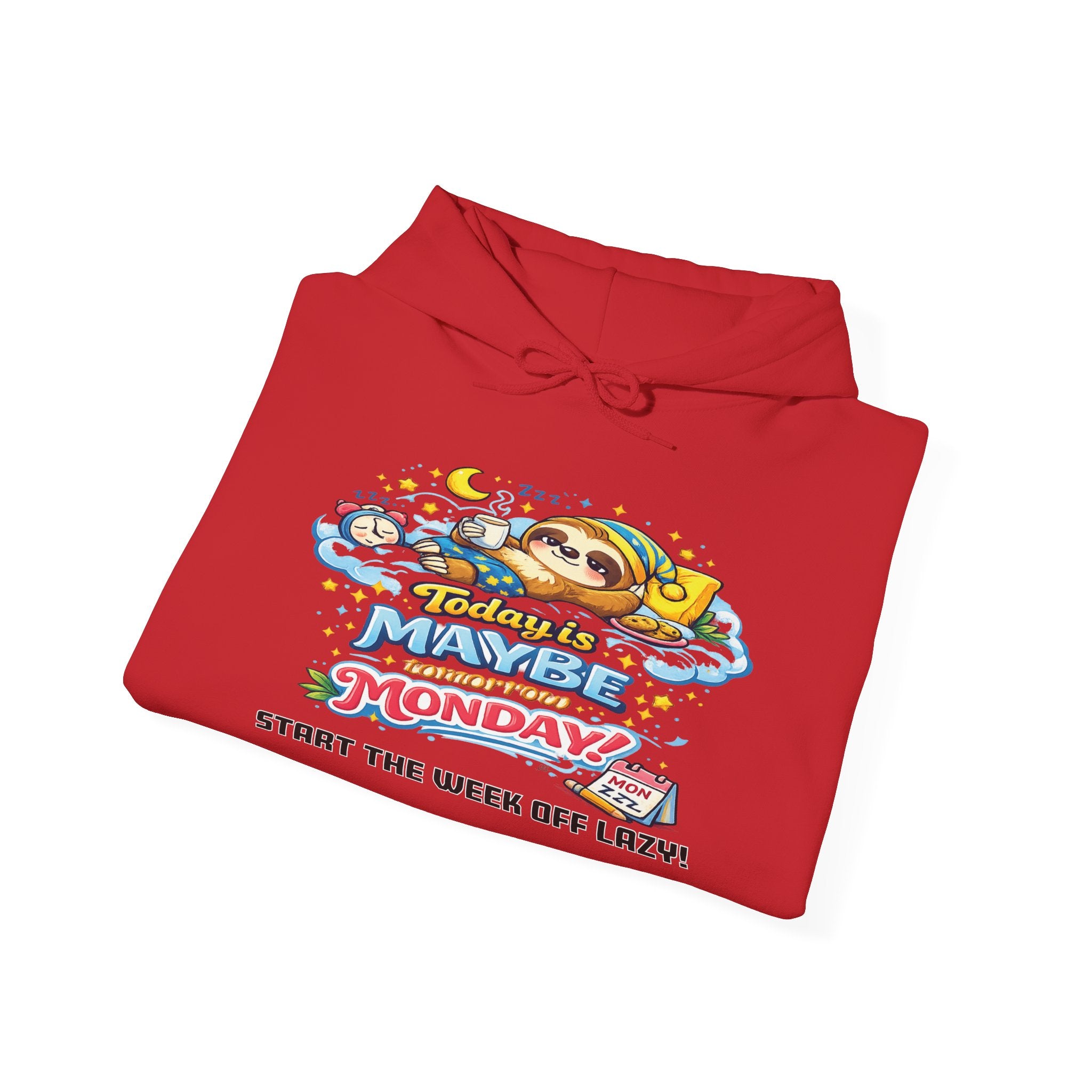 Monday - Procrastination Sloth Series Hoodie