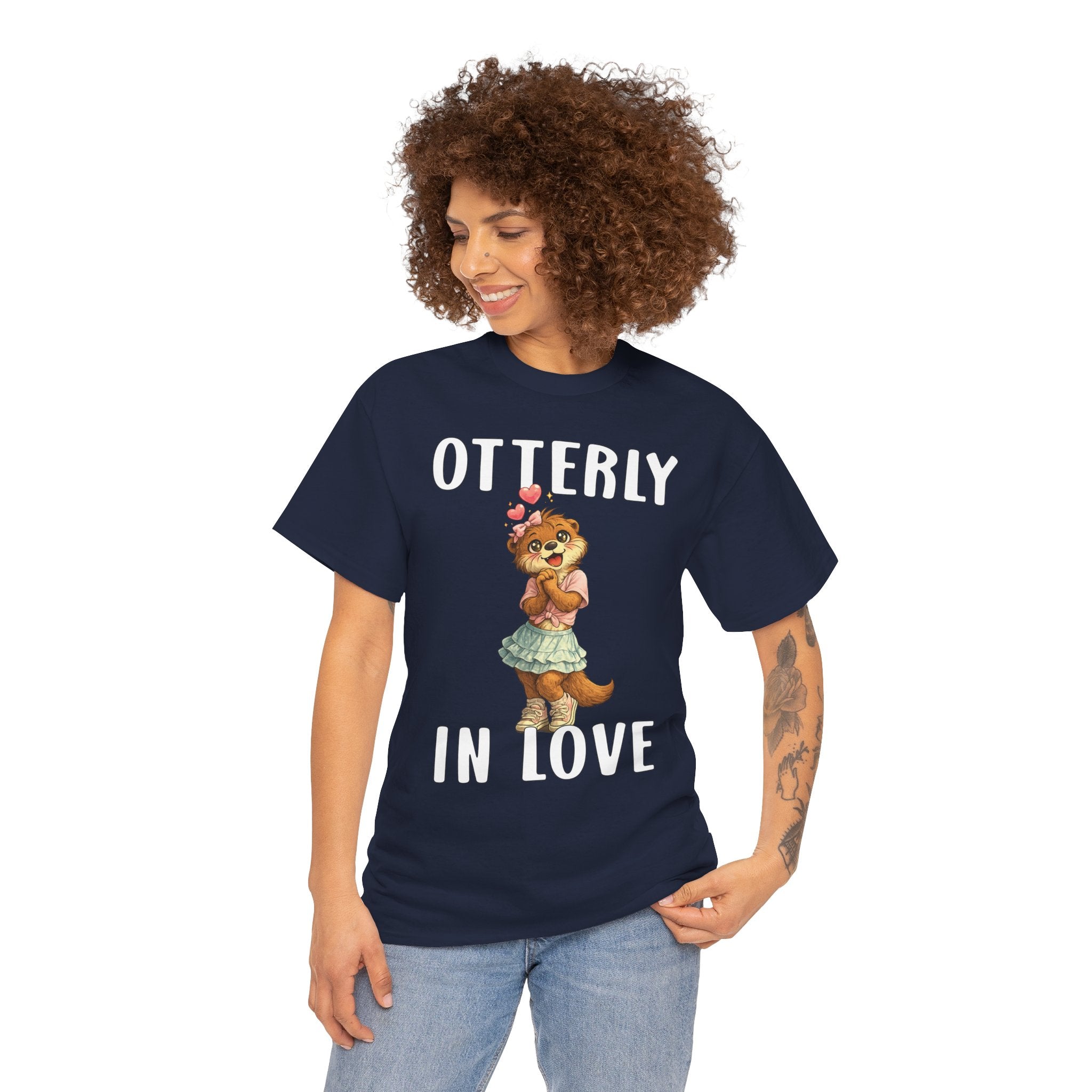 "Otterly In Love" Girl Tee - Otter Series