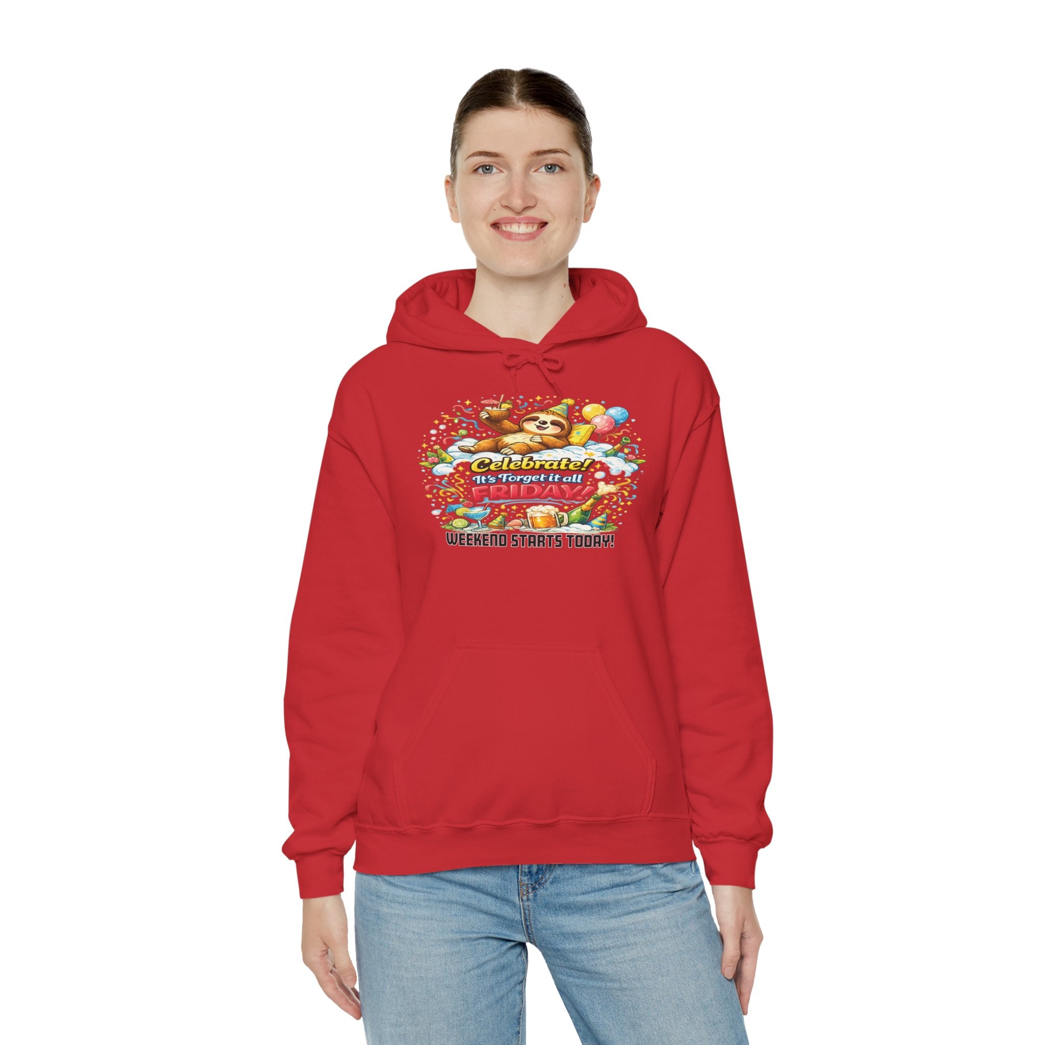 Friday - Procrastination Sloth Series Hoodie
