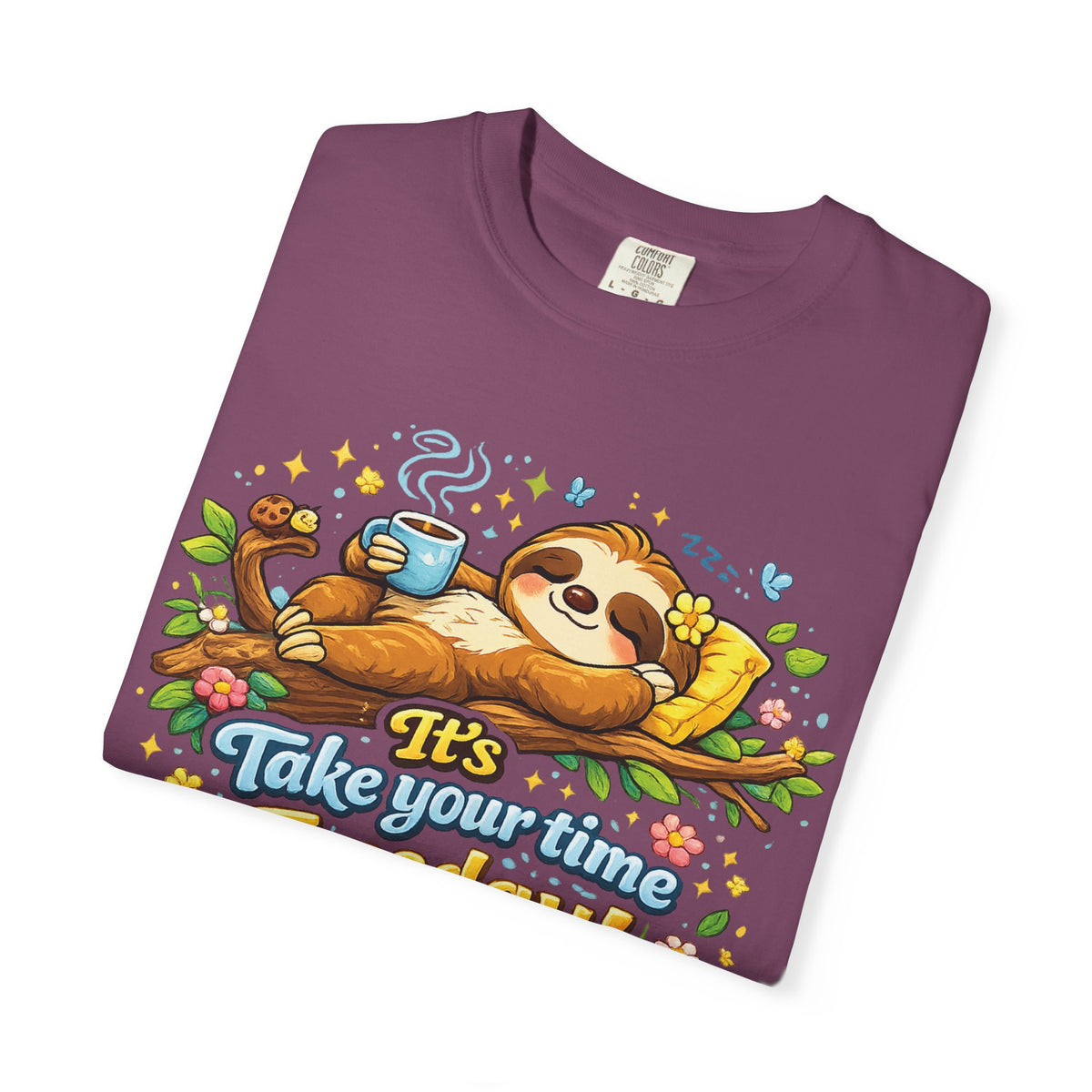 Tuesday - Procrastination Sloth Series T-shirt