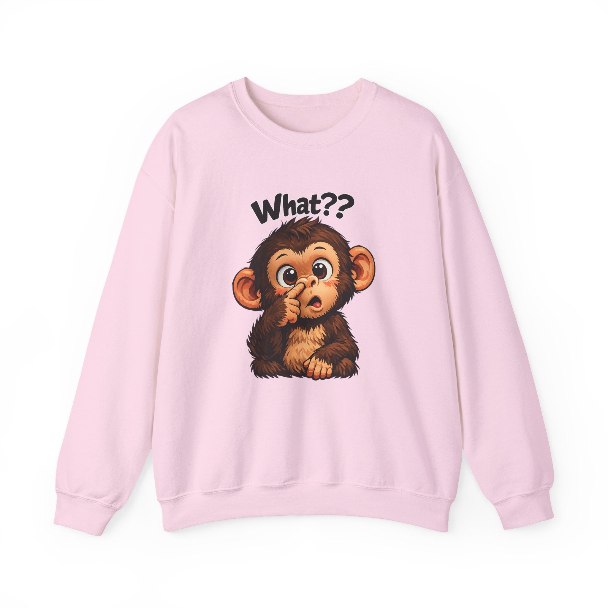 Monkey Says "What?" Sweatshirt