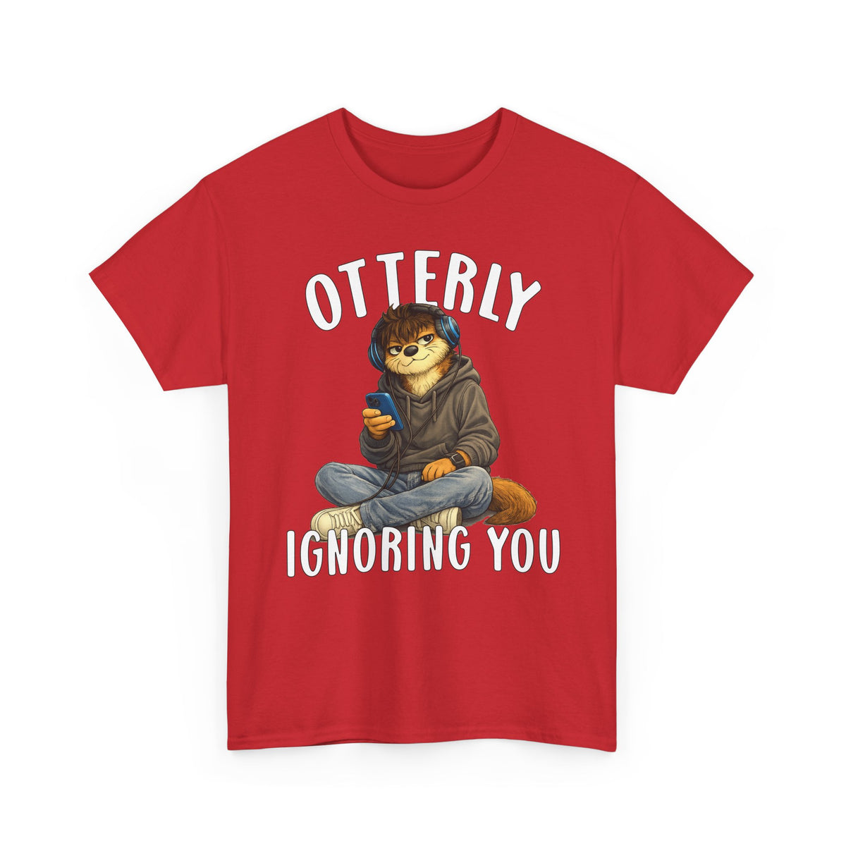 "Otterly Ignoring You" Teen Boy Tee - Otter Series