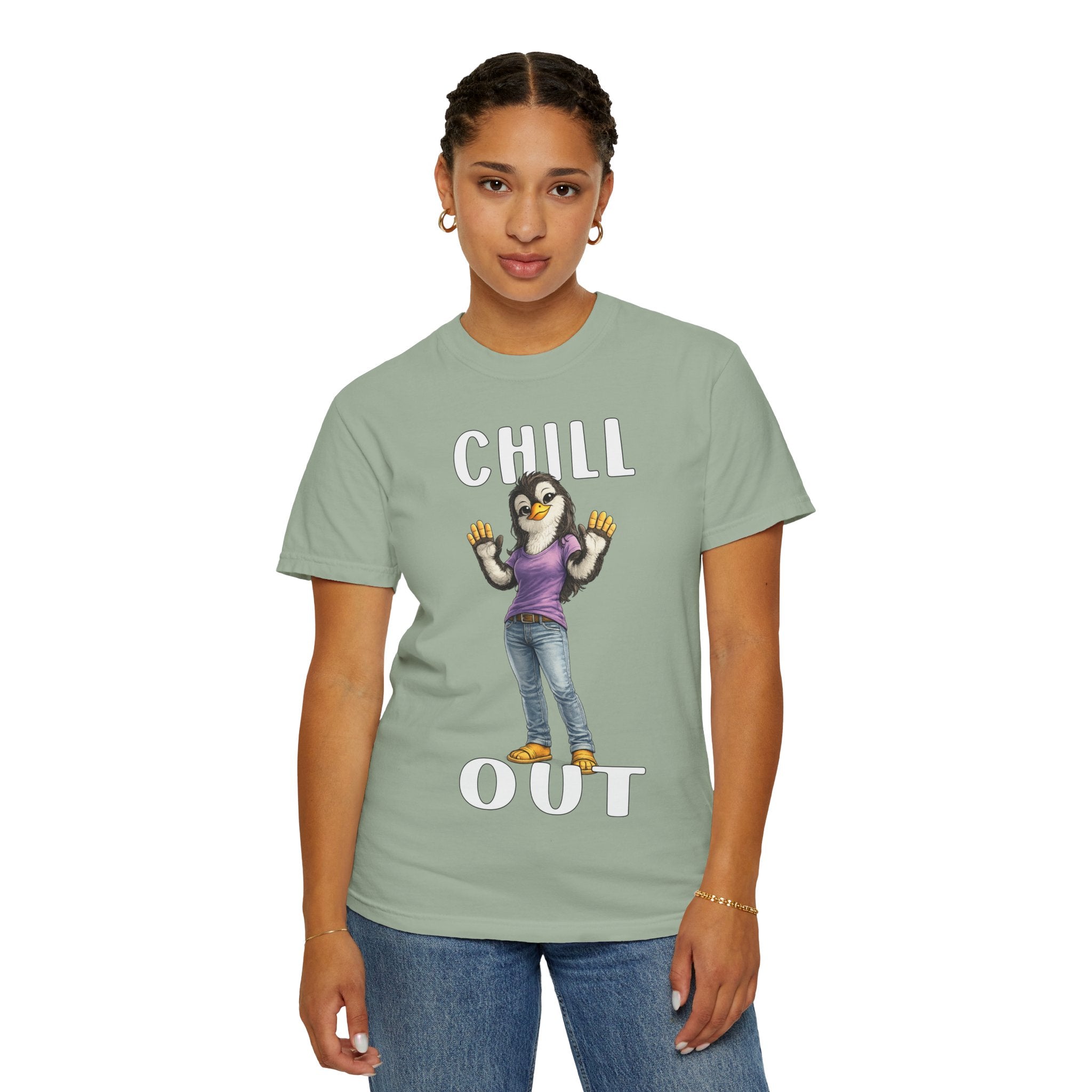 Chill Out Girl T-shirt - Penguin Series