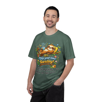 Tuesday - Procrastination Sloth Series T-shirt