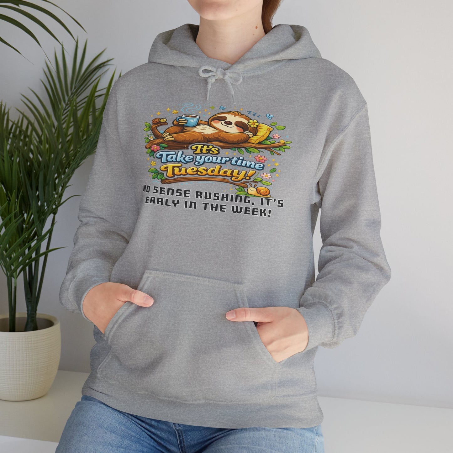 Tuesday - Procrastination Sloth Series Hoodie