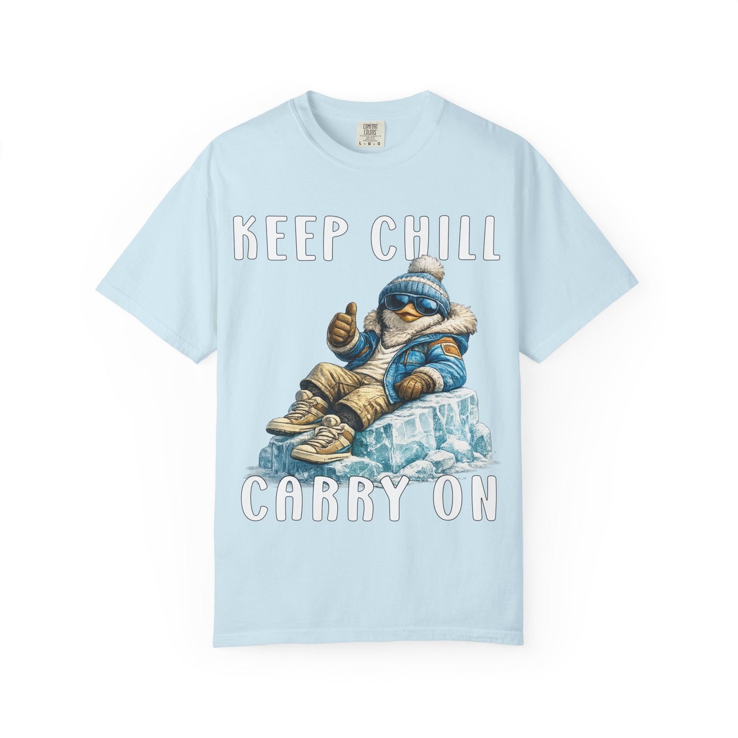 Keep Chill Carry On Boy T-shirt - Penguin Series