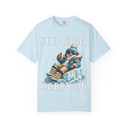 Keep Chill Carry On Boy T-shirt - Penguin Series