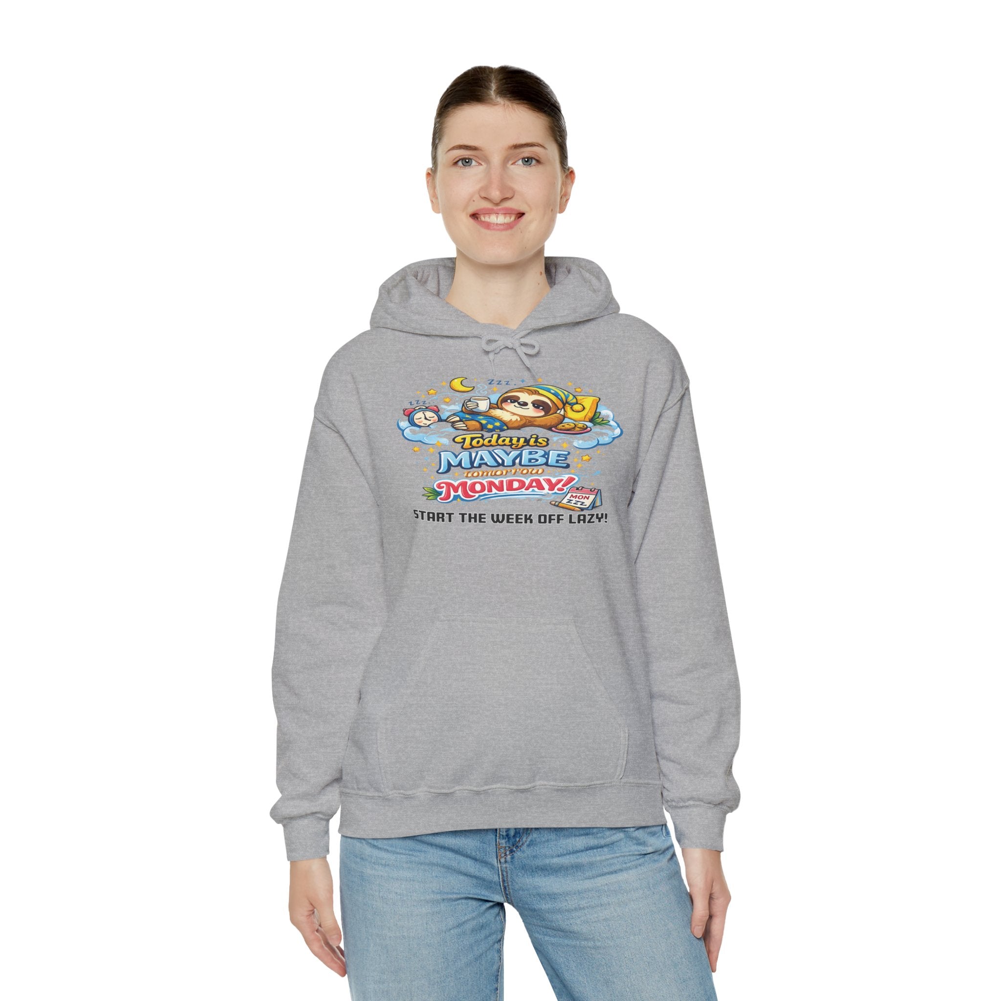 Monday - Procrastination Sloth Series Hoodie