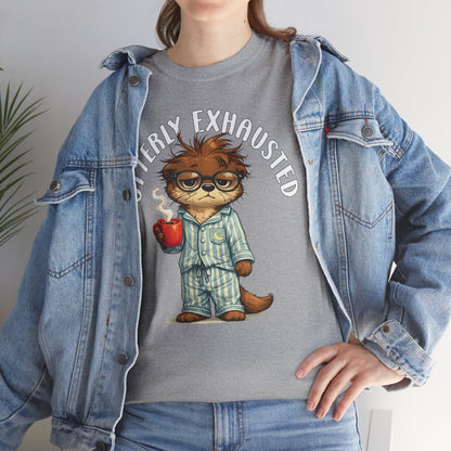 "Otterly Exhausted" Tee - Otter Series