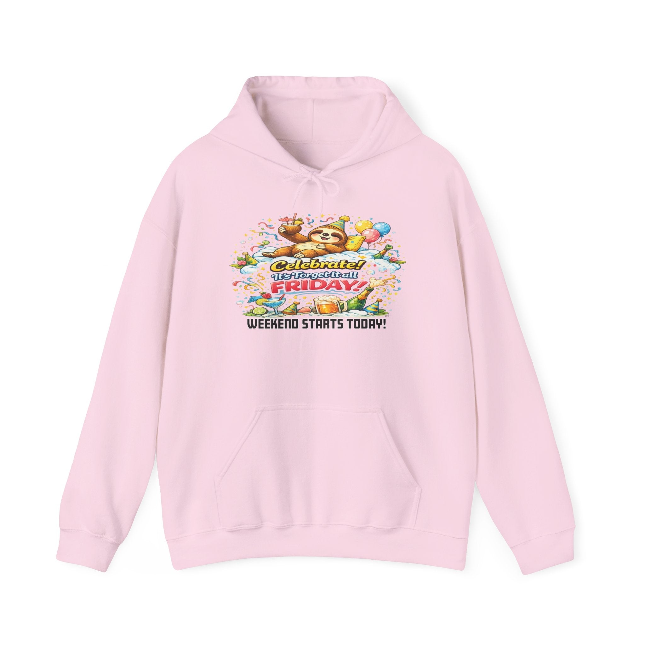 Friday - Procrastination Sloth Series Hoodie