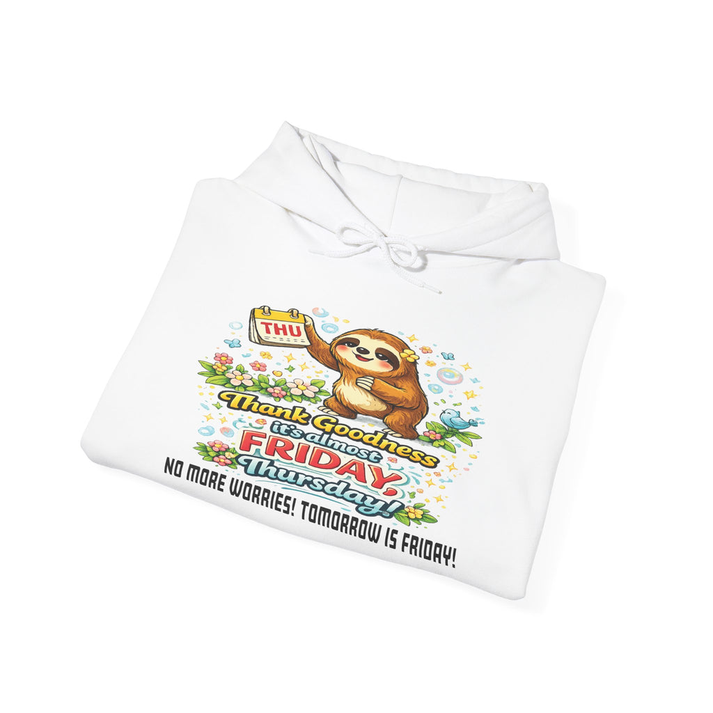 Thursday - Procrastination Sloth Series Hoodie