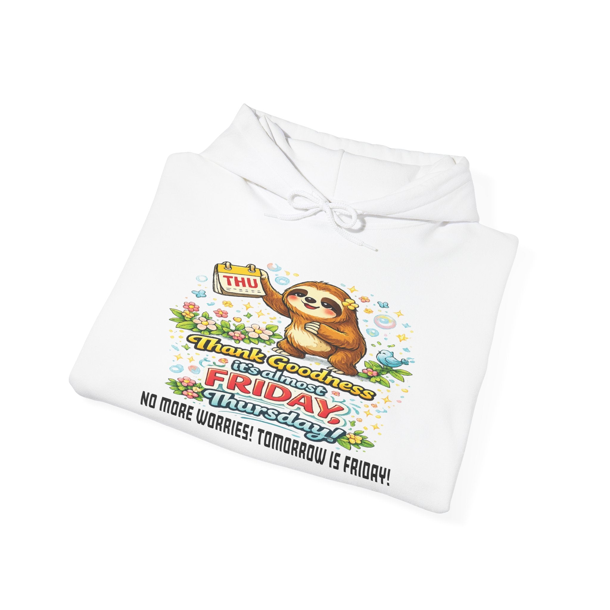 Thursday - Procrastination Sloth Series Hoodie