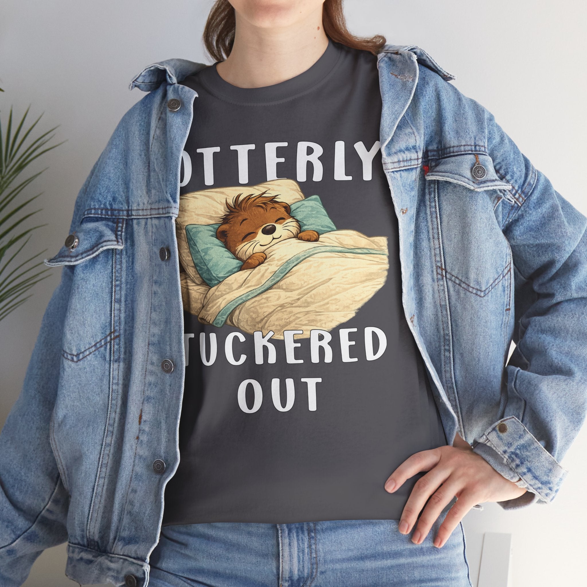 "Otterly Tuckered Out" Tee - Otter Series
