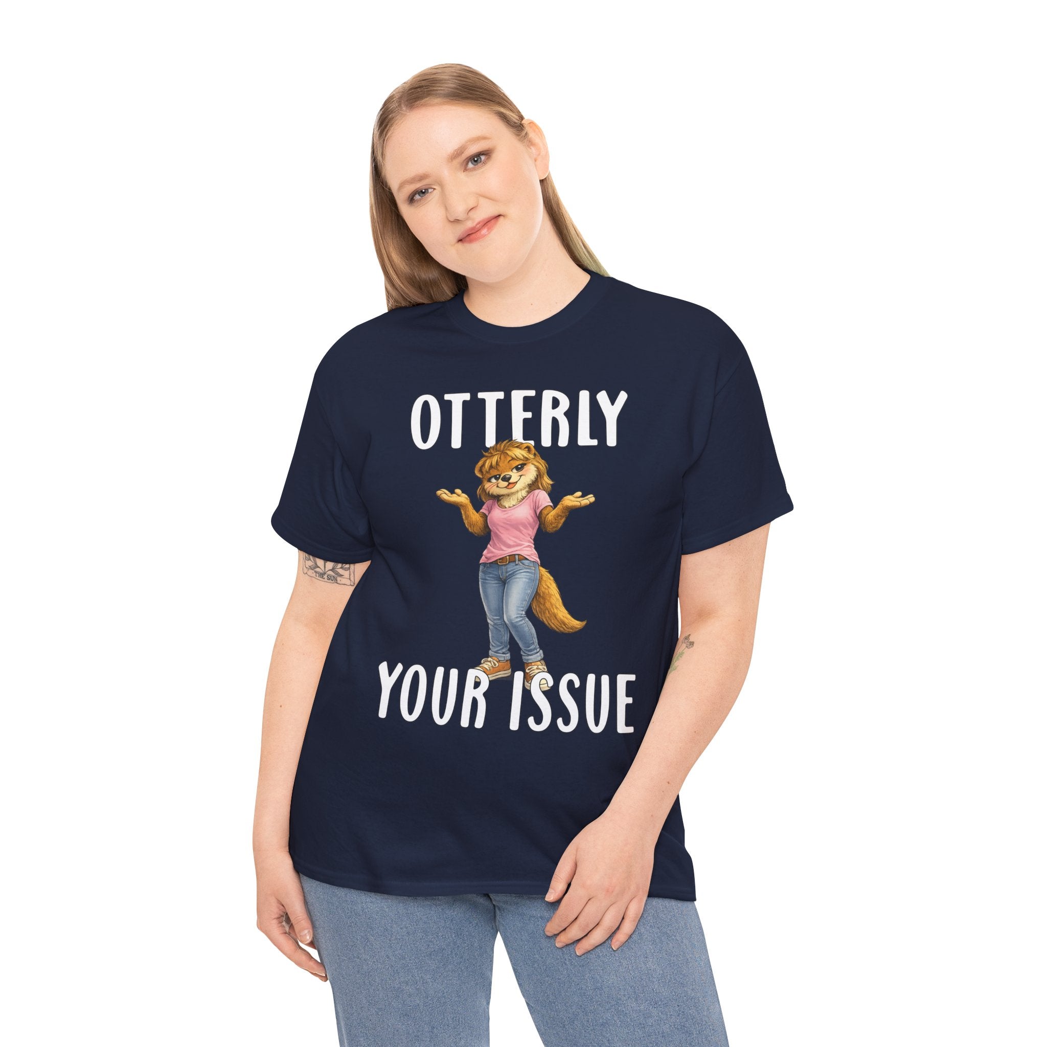 "Otterly Your Issue" Girl Tee - Otter Series