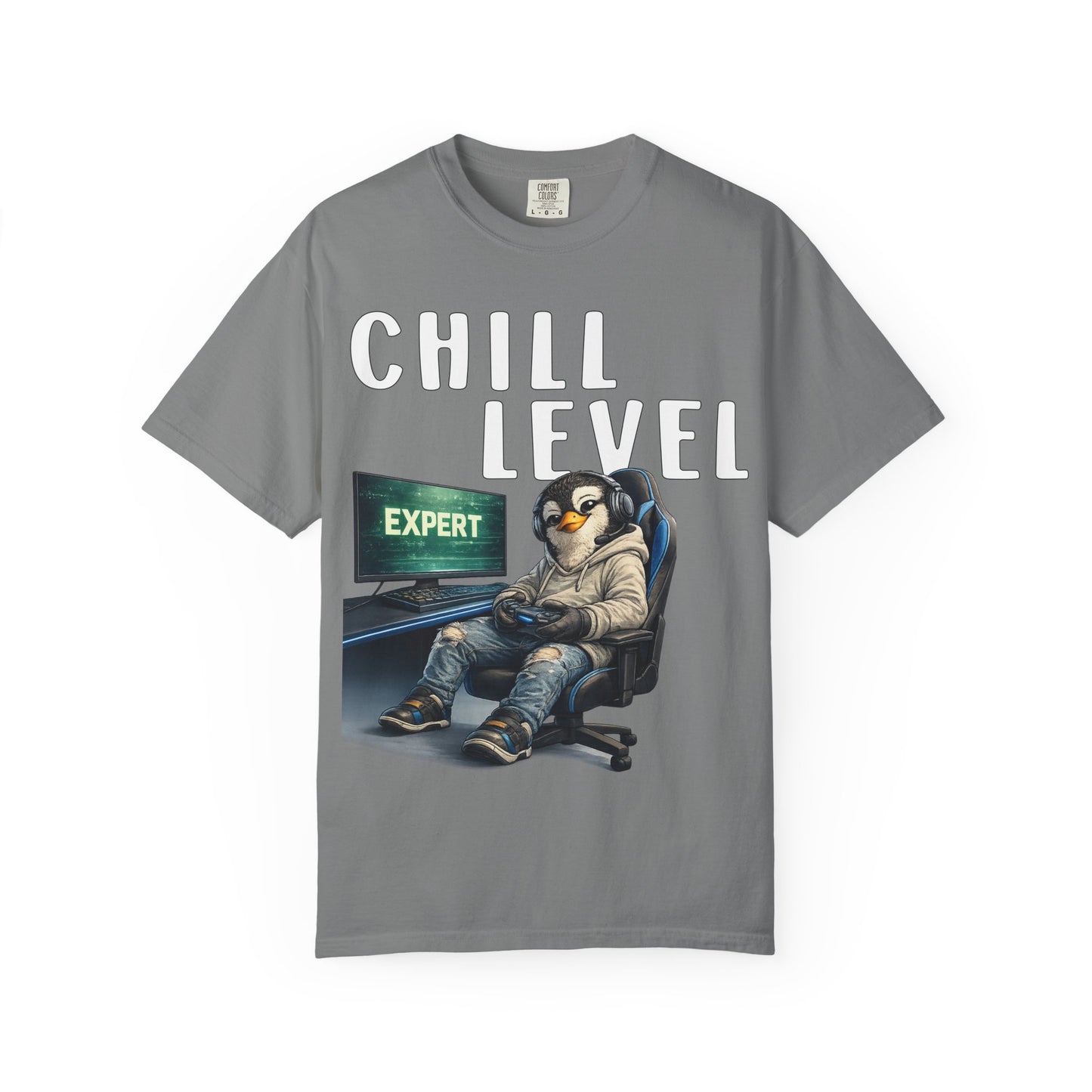 Chill Level Expert T-shirt - Penguin Series