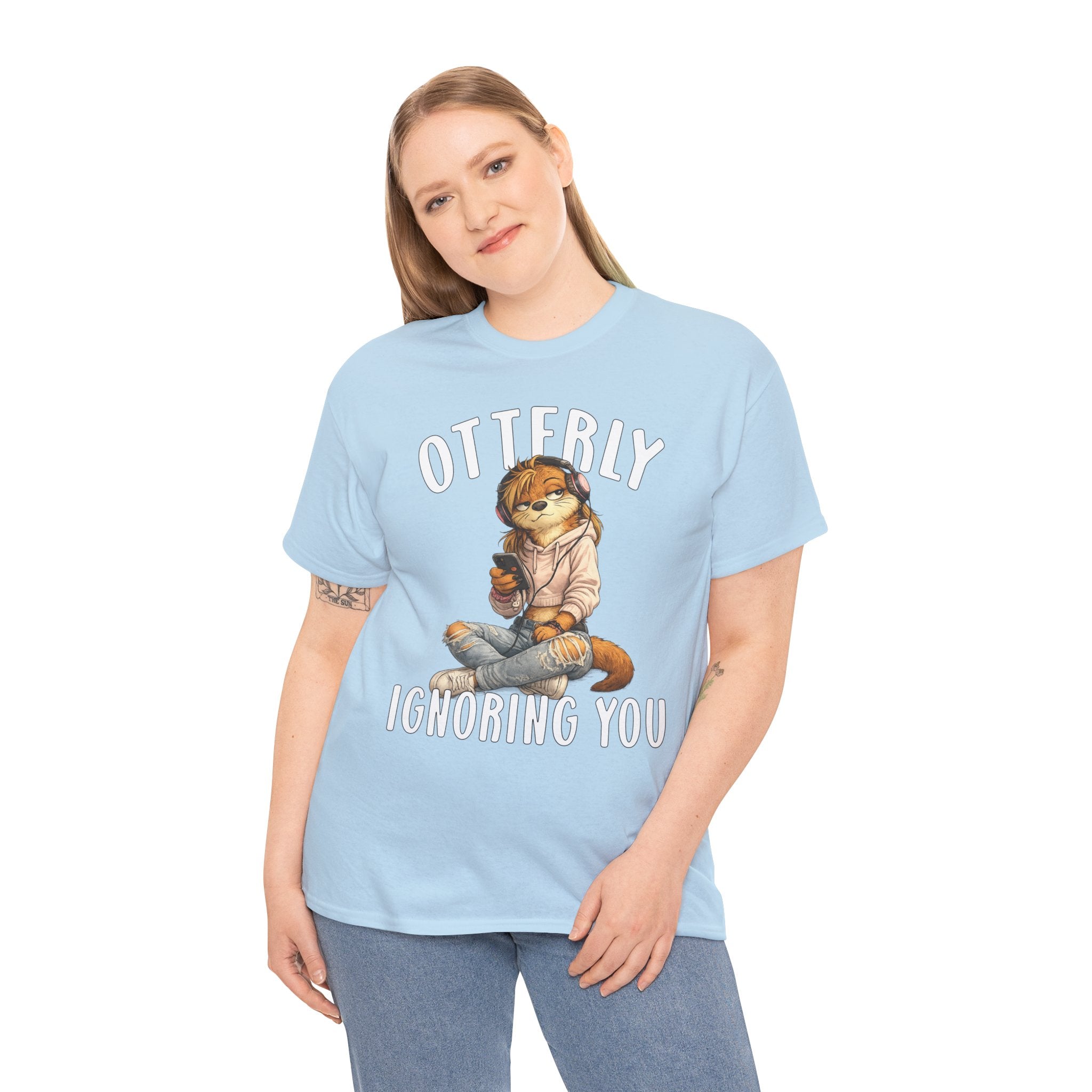 "Otterly Ignoring You" TeenGirl Tee - Otter Series