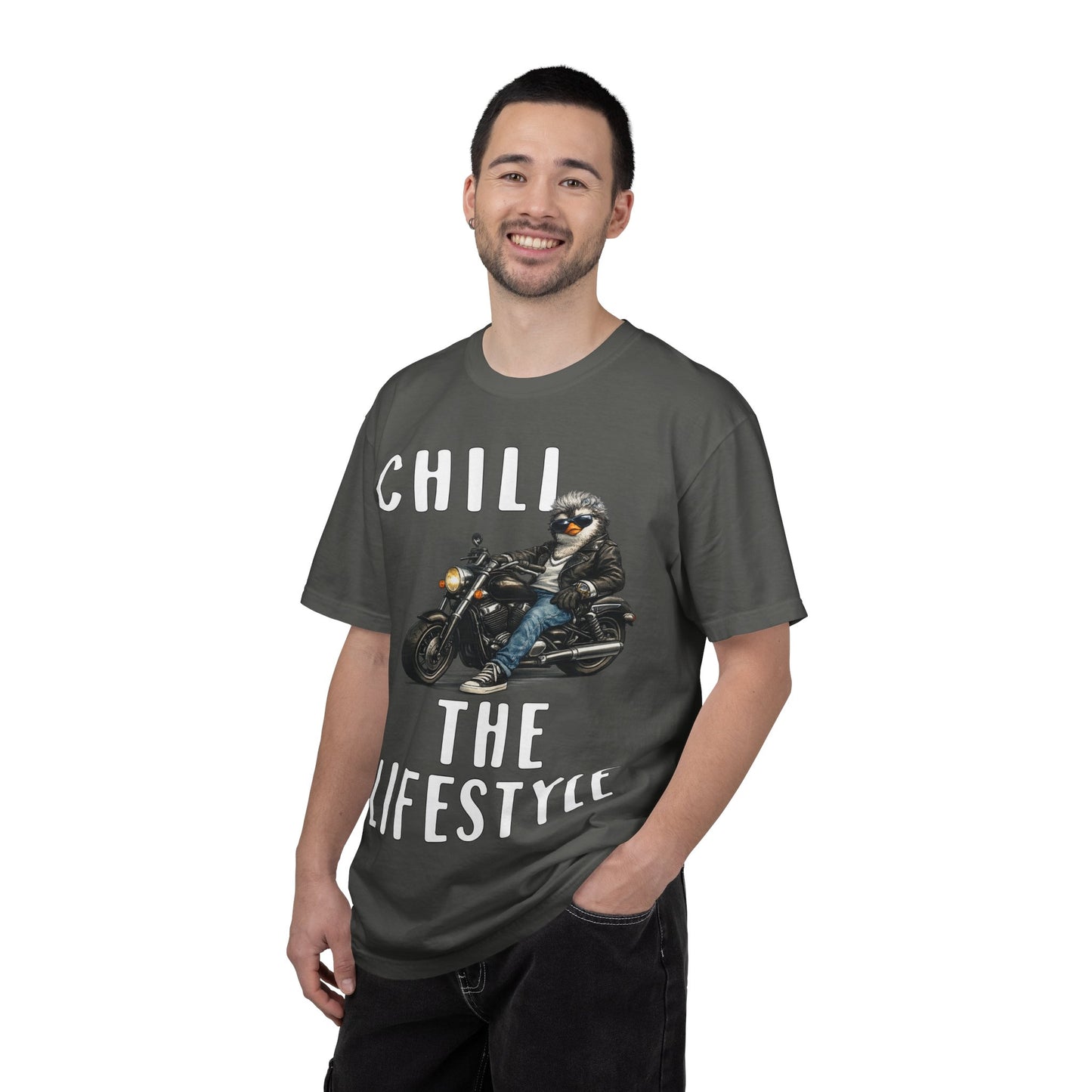 Chill The Lifestyle Grandpa T-shirt -  Penguin Series