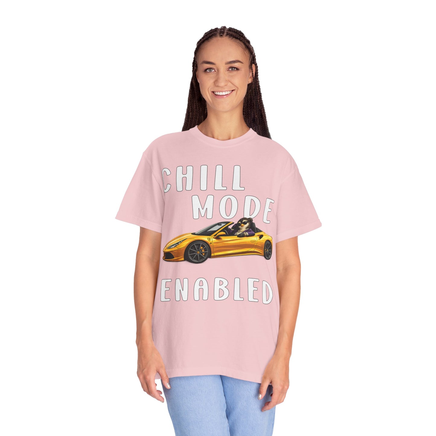 Chill Mode Enabled Girl T-shirt - Penguin Series