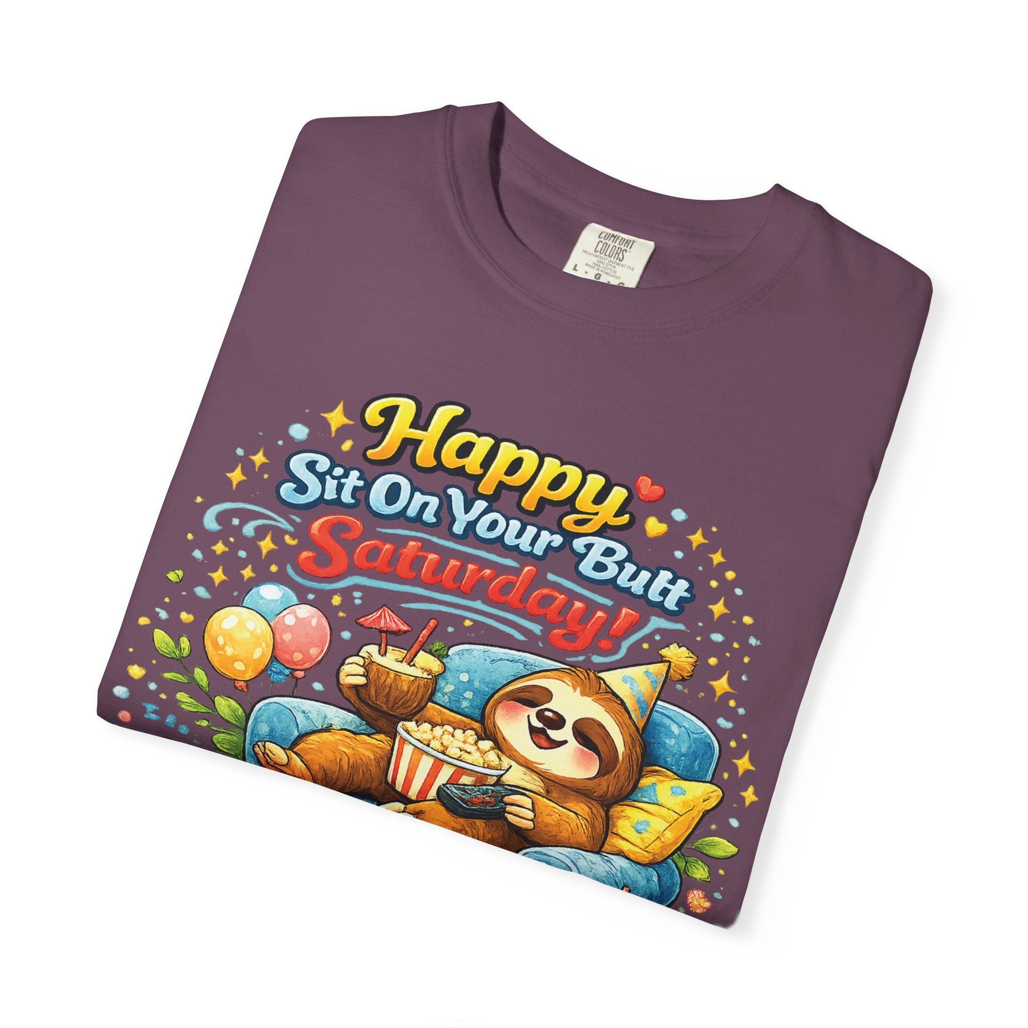 Saturday - Procrastination Sloth Series T-shirt