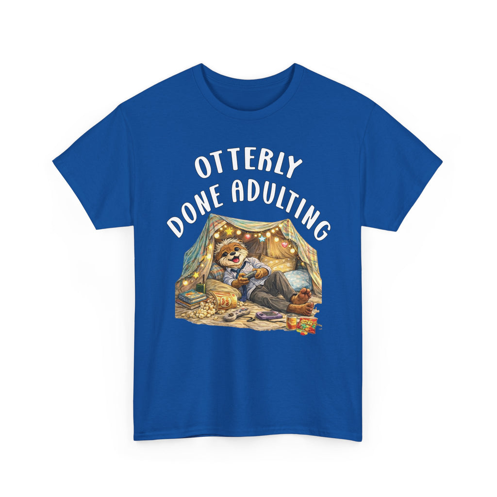 "Otterly Done Adulting" Dad Tee - Otter Series
