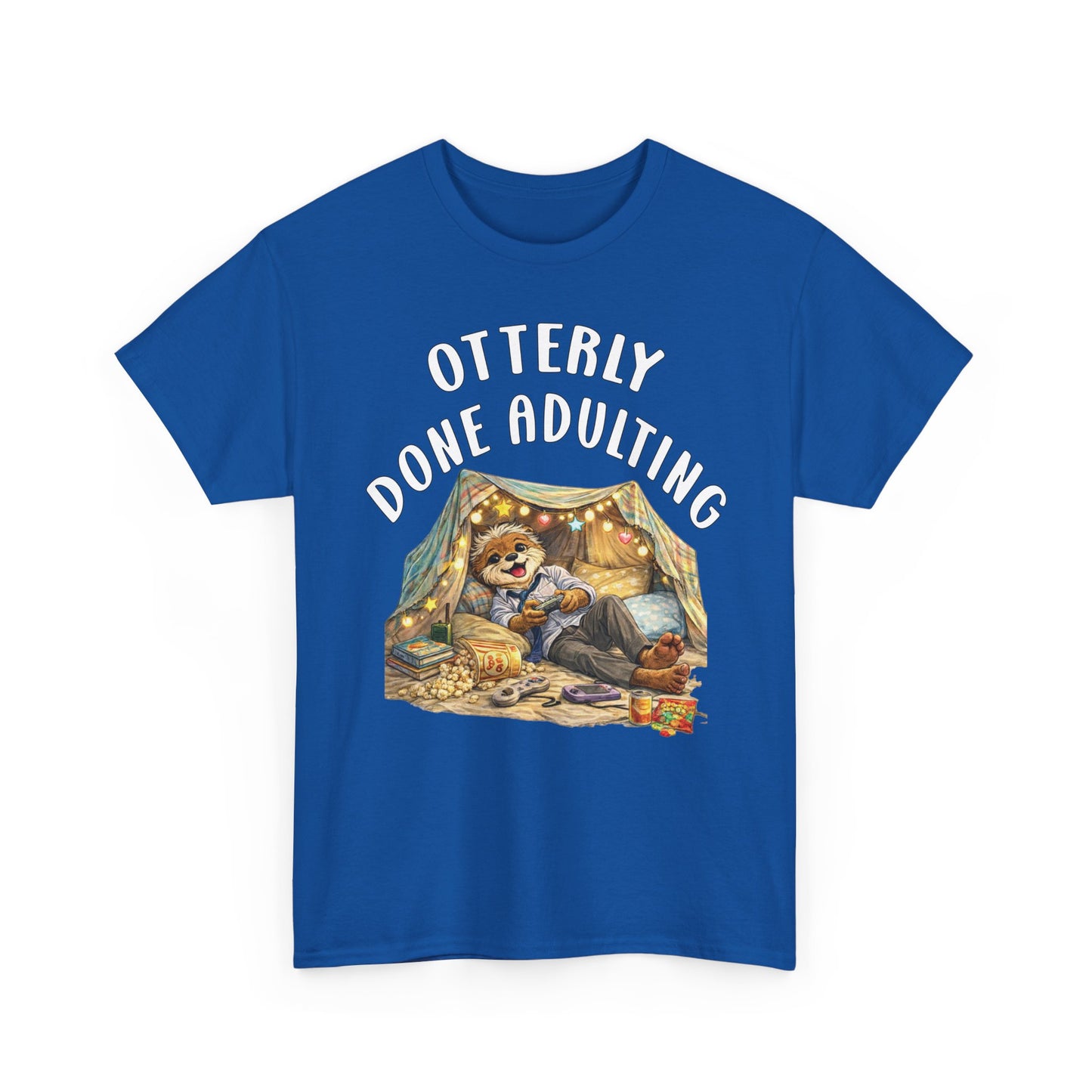 "Otterly Done Adulting" Dad Tee - Otter Series