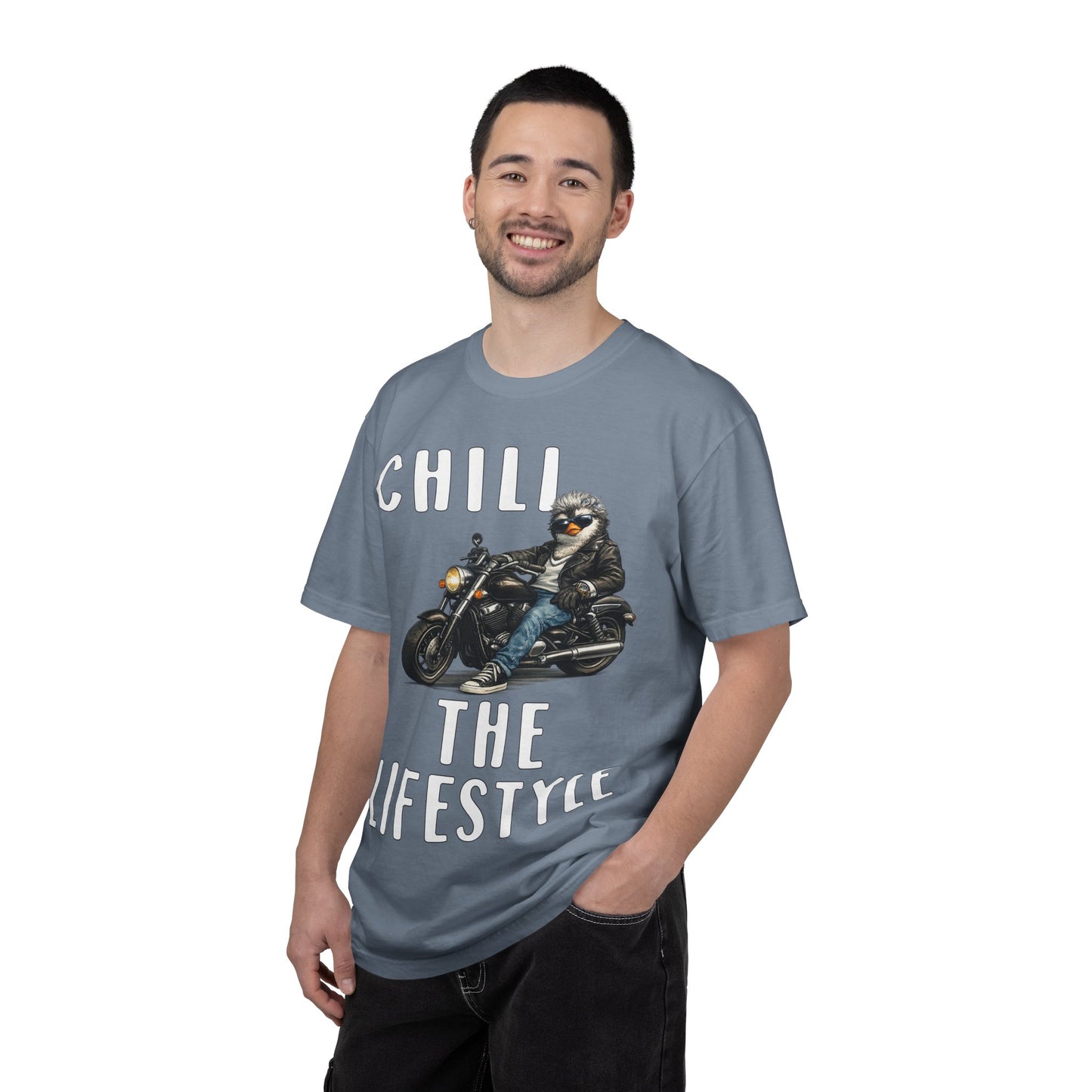 Chill The Lifestyle Grandpa T-shirt -  Penguin Series